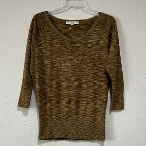 Ann Taylor Loft Olive Green Sweater